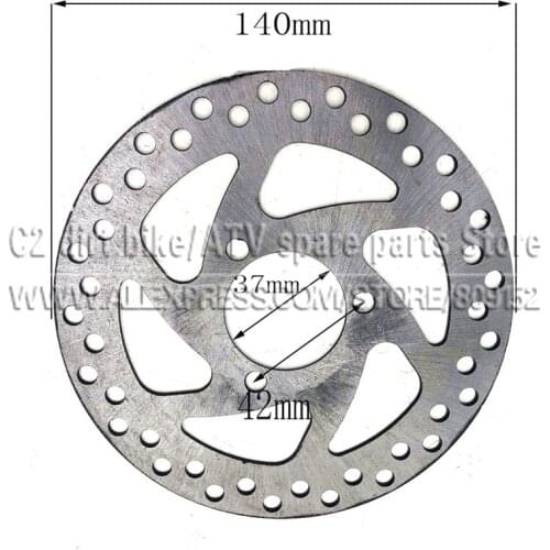 Gas Electric Scooter Brake Disc 140mm For 47cc 49cc 2 Stroke Pocket Bike Mini Dirt Bike ATV Quad Mini Motorcycle