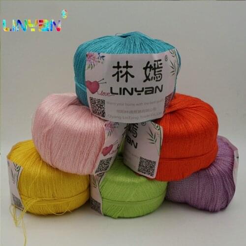 6 pieces*100g Hook knitted yarn thread for weaving thread to knit needle Knitting cotton yarn for knitting linha de croche t59