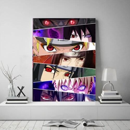 Japanese Anime Canvas Painting Hunter x Hunter Eye Posters and Prints Print Mural Picture Kids Room Home Wall Decoration Cuadros