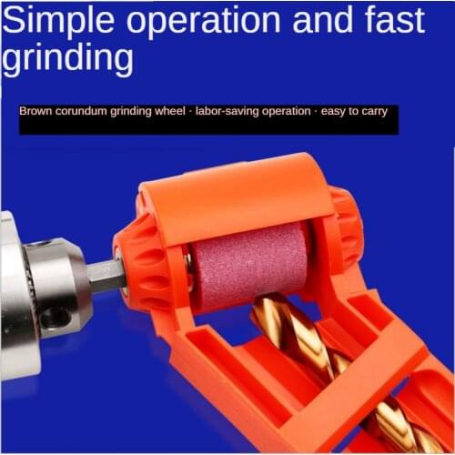 1 Set Corundum Grinding Wheel Drill Bit Sharpener Titanium Drill Portable Drill Bit Powered Tool Parts 2020