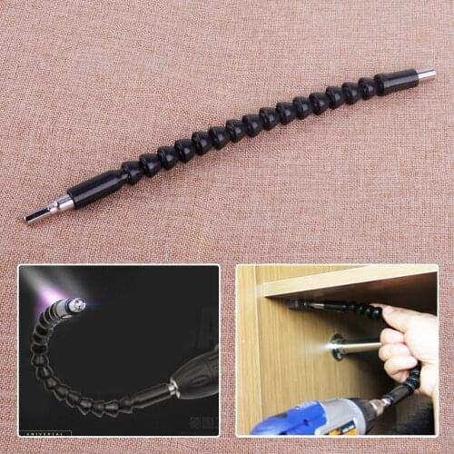 LETAOSK Black Flexible Shaft Extension for Electronics Drill Screwdriver Bit Tool Accessories