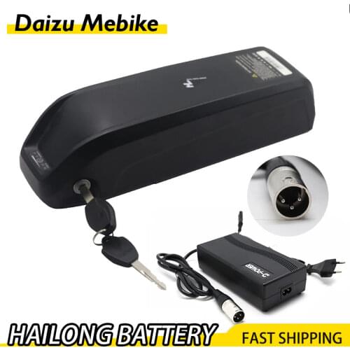 HaiLong Samsung Cells E-bike Lithium Battery 36V 48V 21Ah USB Port Microphone Plug Powerful Battery Electric Bicycle Conversions