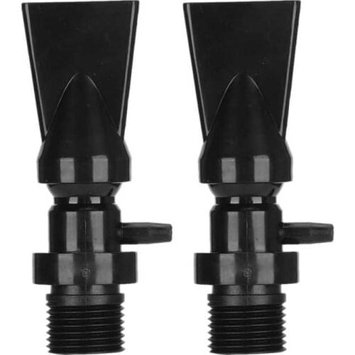 1/2 Inch 2pcs Male Thread Duckbill Pump Sprinklers Duck Mouth Style Return Pump Aquarium Fish Tank Nozzles Garden Fountain