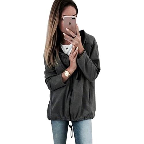 NORA TWIPS Autumn Women Hoodie Casual Solid Long Sleeve Hooded Pullover Sweatshirts Hooded Female Jumper Women Sportswear