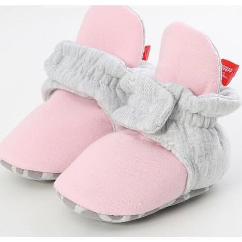 Newborn Boy Girl Baby New Star Socks Boot Shoes Star Toddler First Walkers Boots Cotton Soft Anti-slip Warm Infant Crib Shoes