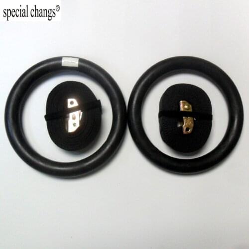 FNew Style Gymnastics Ring Muscle Exercise 1 Pair Adjustable Black Strength Physical Shoulder Fitness Training Pull-Up