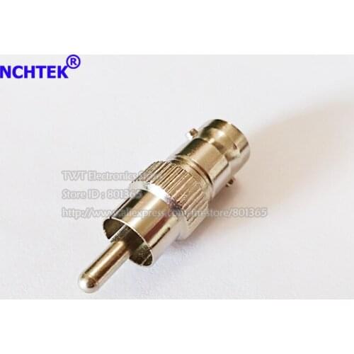 NCHTEK BNC female to RCA male Connector Adapter Plug Adapter for CCTV system DVR Tester/Free Shipping/10PCS