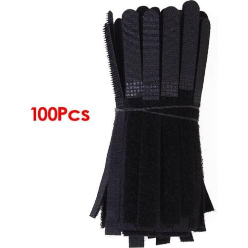 Approximately 100pcs Cable Ties Black Straps Drop Shipping