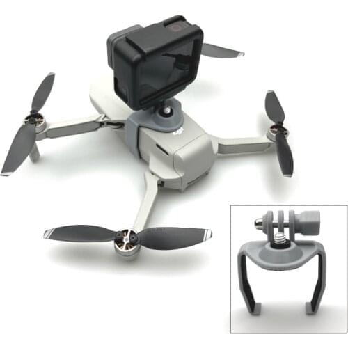 Extended Adapter Mount Bracket Holder for DJI Mavic Mini Drone 1/4 Screw for insta360 Action Camera for GoPro 8 7 5 Accessories