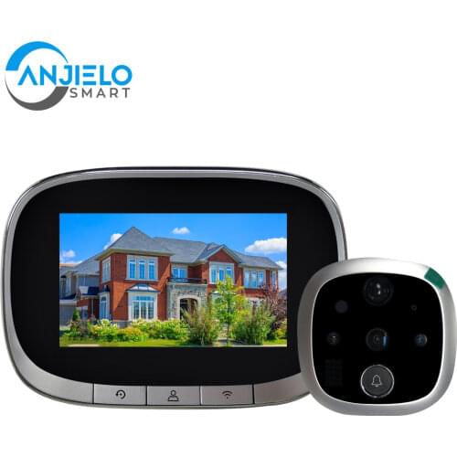 Tuya Peephole Video Door Viewer digital peephole smart viewing eye Support Tuya App control PIR