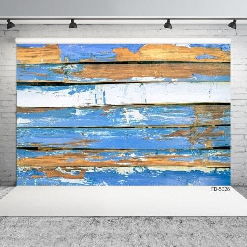 Peeling Wooden Board Fading Planks Texture Vinyl Backdrops Baby Portrait Food Toy Pet Photography Backgrounds Photo Studio Props