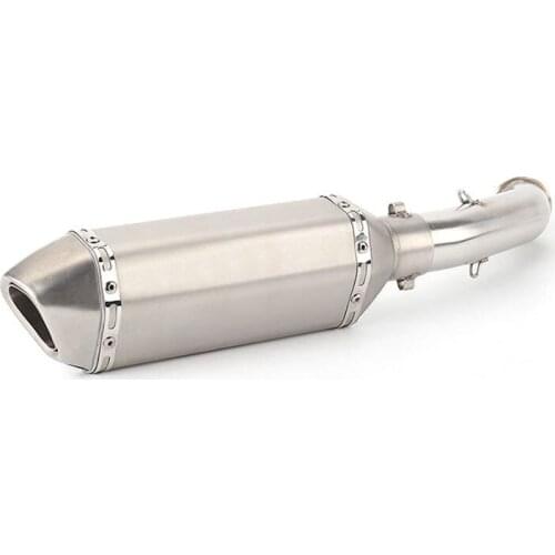 Slip On For RC390 DUKE 390 DUKE 125 2016-2018 RC 390 Motorcycle Exhaust Full System Silencer Pipe with DB Killer with Stickers