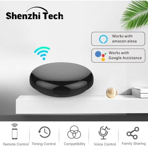 WIFI Tuya APP Universal Remote Control IR Voice Control Timing Control Self-learning Remote ControlWork With Alexa Google