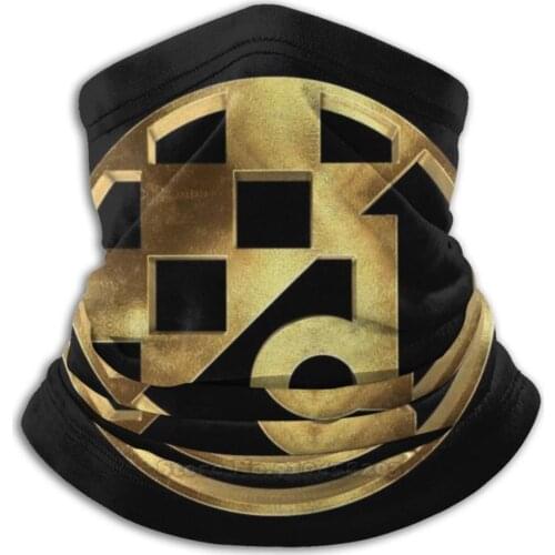 Golden Zagreb Football Dinamo Croatia Microfiber Neck Warmer Bandana Scarf Face Mask Golden Zagreb Football Dinamo Croatia
