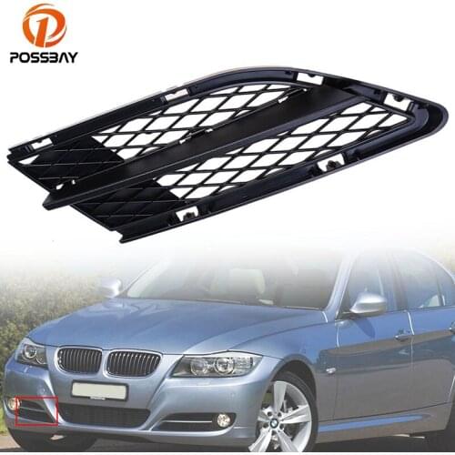 POSSBAY 1Pcs Right Front Bumper Side Lower Grille For BMW 3 Series E90/E91 Sedan/Wagon Facelift 2008/2009/2010/2011/2012