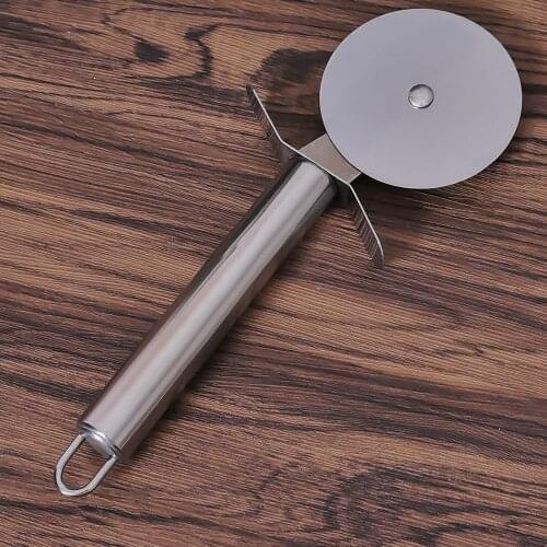 1PC Professional Stainless Steel Pastry Nonstick Pizza Cutter Wheel Slicer Blade Grip Home DIY Pizza Tools Kitchen tool