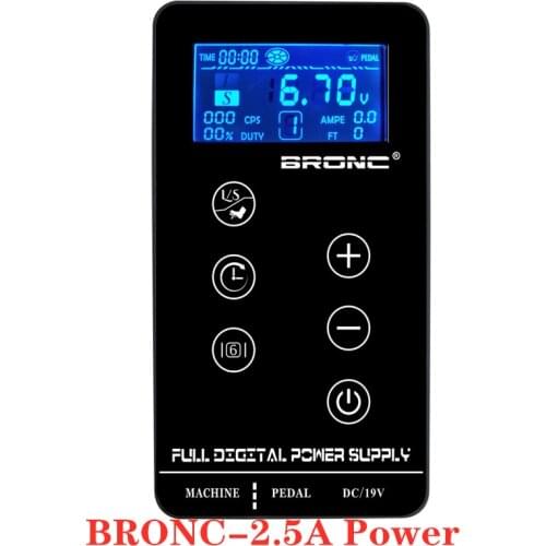 2021 Newest TPN-035 Original Hummingbird Bronc Touch Screen Digtal LCD 2.5A Power Supply Use For Tattoo Mahcine