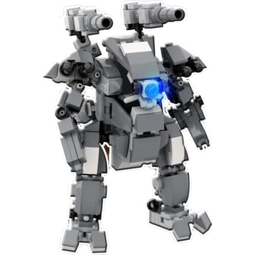 280Pcs MOC Ghosts Pioneer Mecha Bricks Model Small Particles Building Block Educational Toy