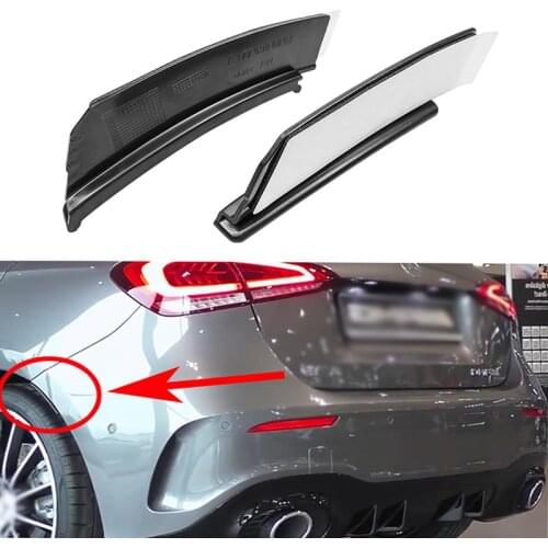 Car Fender Flares Wheel Eyebrow Mudguard Fender Rear Bumper Trim Lip For Benz A Class W177 Hatchback AMG A180 A200 A250 A35 2019