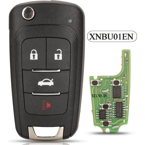 Jingyuqin Xhorse Wireless XNBU01EN Universal Remote Key For Buick For VVDI Mini Key Tool VVDI2 4 Buttons
