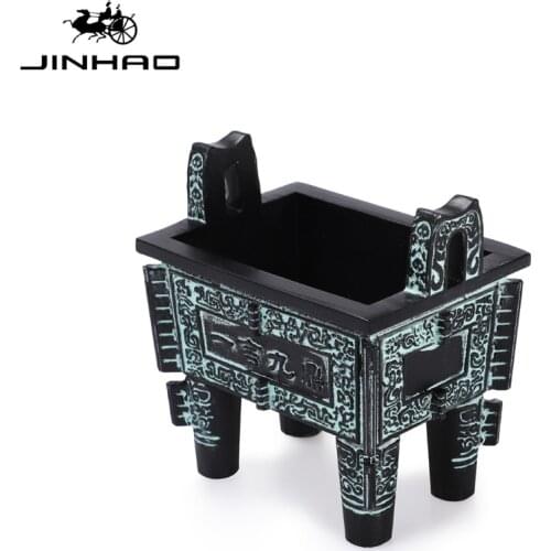 Jinhao Vintage Bronze Metal Fountain Pen Holder Roller Pen Display Stand Pencil Case Pen Bag 3D Great Embossed Fit Collection