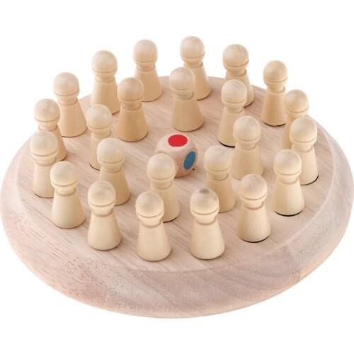 Color Memory Training Wooden Board Table Game Developmental Toy for Kids