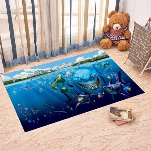Disney Finding Nemo Dory Mat Dining Room Carpet Rugs Bedroom Door Mat Wood Board Print Carpets Kitchen Living Room Kids Playmat