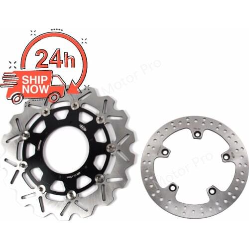 For Bmw F650GS ABS 2008 - 2011 Front Rear Brake Disc Disk Rotor Kit Motorcycle F650GS F650 650GS 2009 2010 CNC Aluminum BLACK