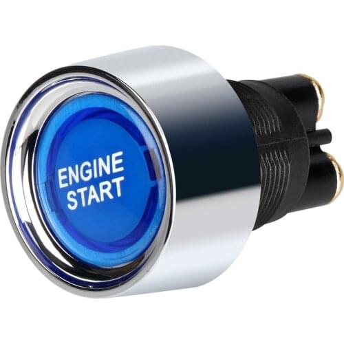 Engine Start Stop Push Button Switch Car Accessory Universal Push Button Touch Momentary Reset Voltage 12V