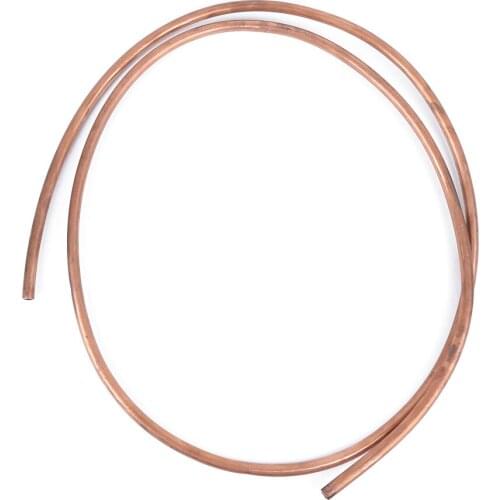2M Copper Tube C1100 T2 Soft Coil Tubing For Air Conditioner Refrigerator O.D10mm I.D8mm Copper Tube