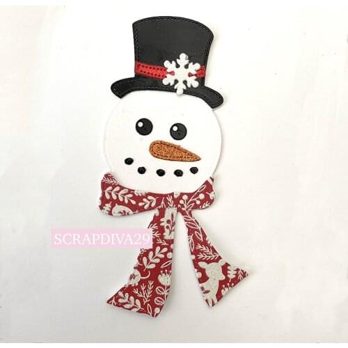 Snowman Metal Cutting Dies DIY Scrapbooking Card Stencil Paper Craft Handmade Album Handbook Decoration