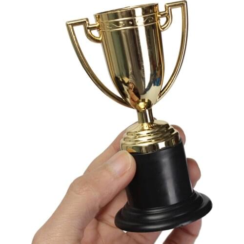 10cm Mini Trophy Trophies Gold Silver Football Soccer Cup Trophies for Sporting Events Birthday Parties Kids Party Filler Gift