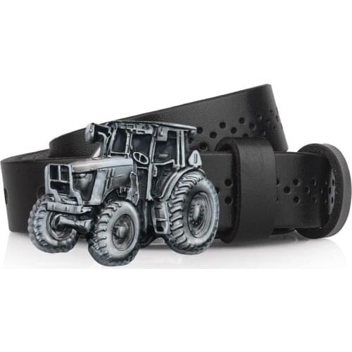 Classic European and American Style 3D Stereo Tractor Belt Buckle Popular Belt Buckle Farm and Pasture Machinery Belt Accessory