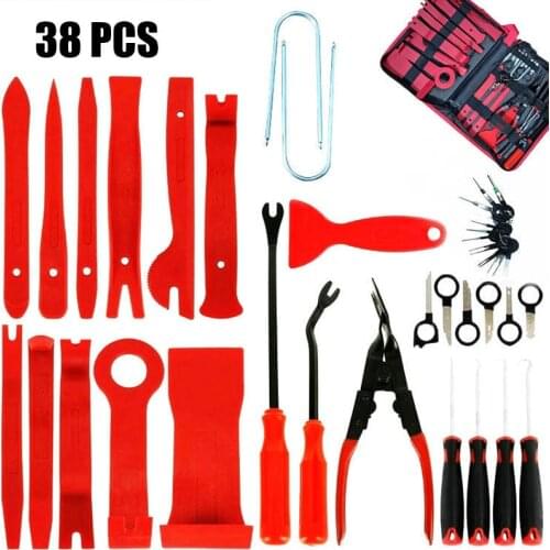 Car Panel Door Audio Trim Removal Tool Kit Auto Upholstery Repair Kit Interior Door Clip Panel Trim Dashboard Removal Tool