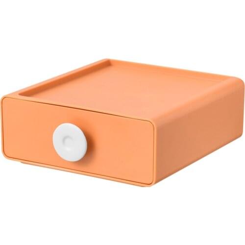 Table Storage Box Plastic Organiser Case Large Capacity Sundry Container Drawer Type Stackable Large-capacity New Organizer