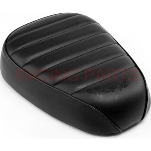 New Passenger Sissy Bar Backrest Cushion Pad For Harley Honda Suzuki Synthetic Leather Motorcycle Seat