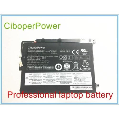 Original Laptop battery for 3.7V 33WH battery for 45N1726 45N1727 1ICP4/83/113 45N1728 45N1729