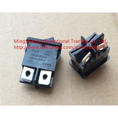 Original new 100% large current small boat switch 7SW 16A250V 16AR125V rocker switch