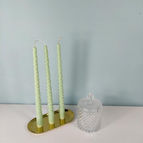 Diy Long Brush Holder Candle Mould Double-headed Screw Rod Twist Rod Candlelight Dinner Candle Candle Mould