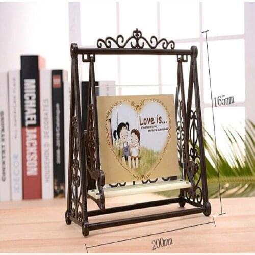 UBRUSH Creative Swing Photo Frame Resin Black And White 13*8.5cm Europe For 5 Inch Photo Photo Frame For Home For Gift