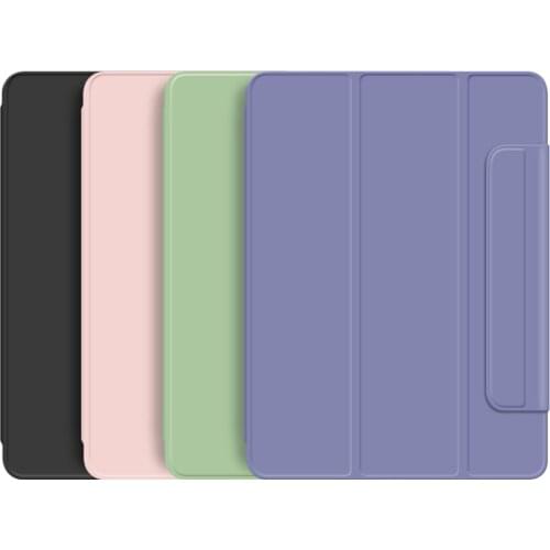 For iPad Pro 11 inch 2020 case Smart cover Tri-fold magnet Back protector Buckle clip For iPad Air 4 10.9 inch 2020 A2324 A2325