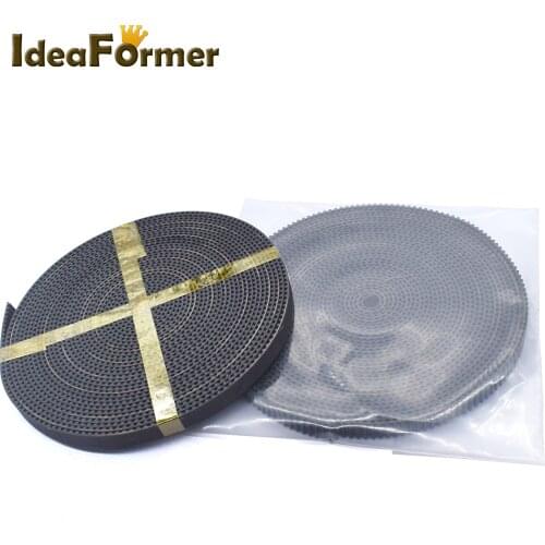 10 Meter/Roll Rubber with Fiberglass GT2 2GT Belt 6mm/10mm Trapezoidale Courroie Timing Belt For 3D Printer Transmission Parts
