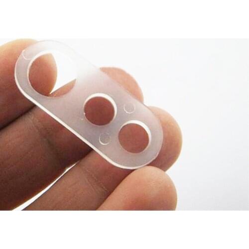 100PCS 1000pcs Transparent Plastic 3-Hole Protective Coil Sleeve Anti-Pull DIY Table Lamp Wire Crimping Buckle Light Fittings