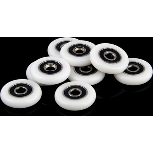 8 Pcs Shower Door Runner Rollers Wheels Pulleys Replacement Parts 23mm Diameter 425C
