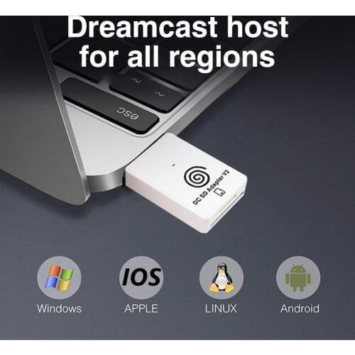 Electronic Machine Accessories for Sega Dreamcast SD Card Reader TF Card Adapter+CD with DreamShell Boot Loader