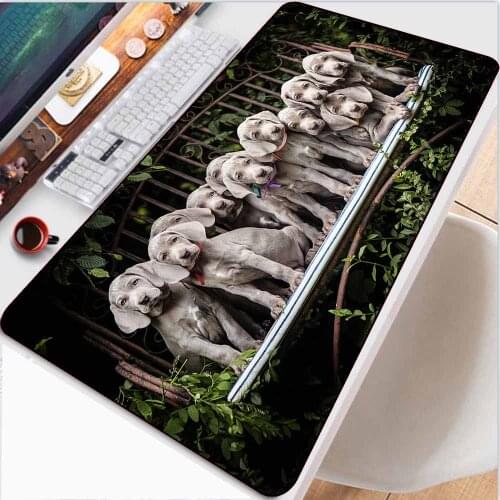Large Mousepad XXL Animal Cute Dog Laptop Office Non-slip Mat MousePad Desk Mat Kawaii Mouse Pad Gaming Accessories Gaming Desk