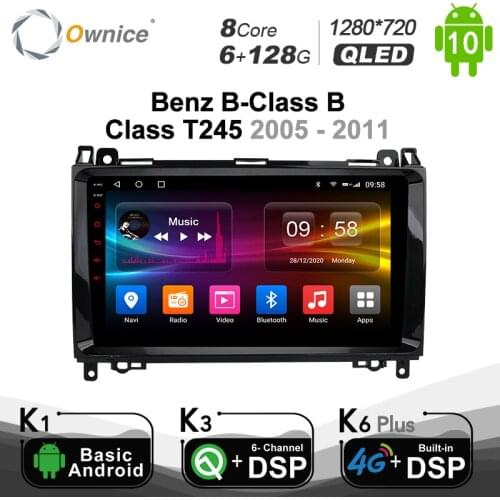 Carplay PX6 DSP Android 10.0 8Core Car DVD Player Navigation GPS For Mercedes Benz B200/B150/B170/A180 Viano Vito Sprinter Radio