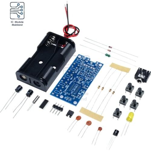 DC 1.8V 3.6V FM Wireless Stereo Radio Kits 76MHz-108MHz Transmitter Audio Receiver PCB FM Module Learning Electronics For Diy