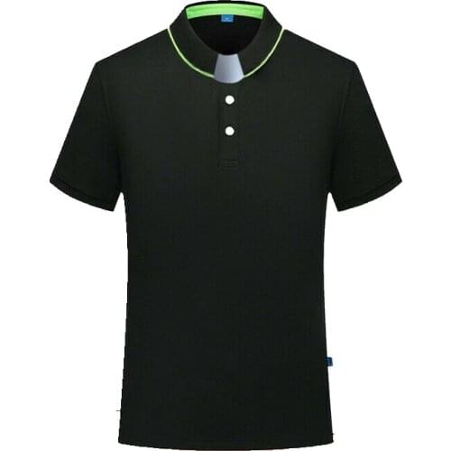 Clergy Polo Shirt Priest Vicar T Shirt Short Sleeves Collar Tab Shirt