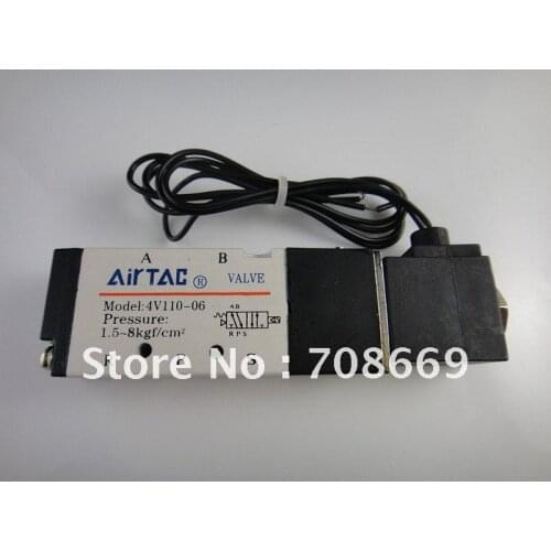 Solenoid Air Valve 5port 2position BSP 4V110-06 DC 24V